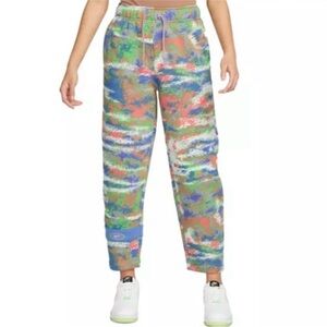 Nike Sportswear Essential Fleece Gel Curve Sweat Athletic Jogger Pants L